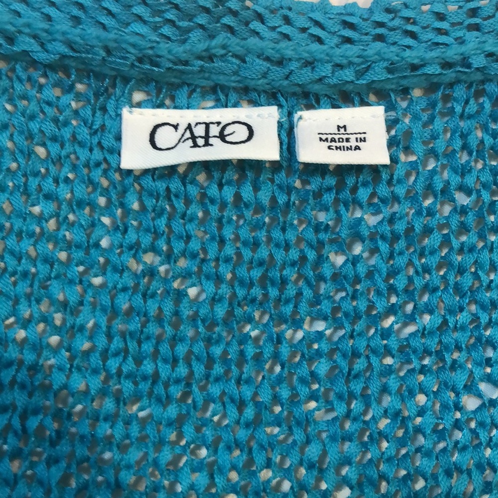 Open weave lightweight cardigan- medium - Picture 3 of 3